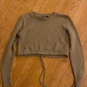 Cropped sweater